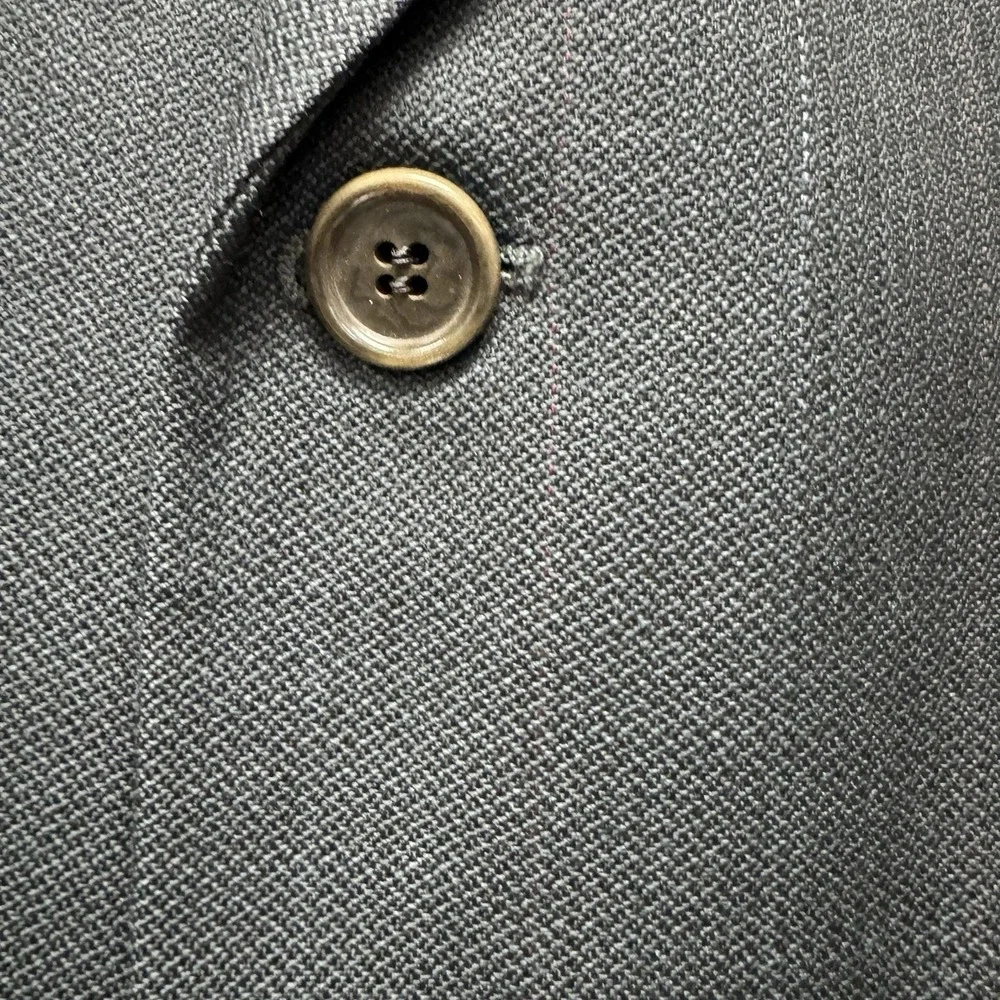 Valentino Uomo Wool Blue Gray Italy‎  US 40L